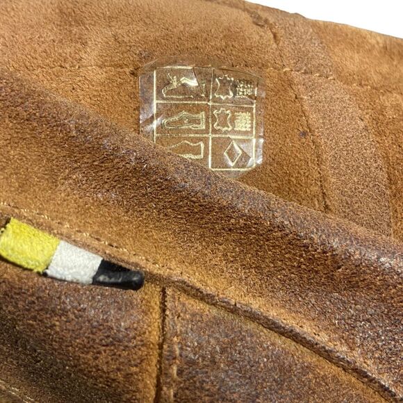 Dcaged High Top Lace Up Chukka Sneakers Men Shoes Sz 10 Blue Brown Canvas Suede - Picture 9 of 11